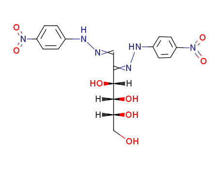 D-arabino-Hexos-2-ulose,bis[(4-nitrophenyl)hydrazone] (9CI) cas  23103-30-2