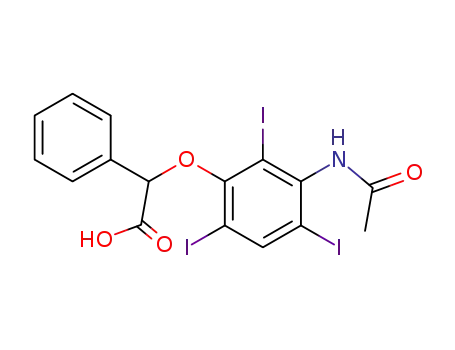 2-(3-アセトアミド-2,4,6-トリヨードフェノキシ)-2-フェニル酢酸