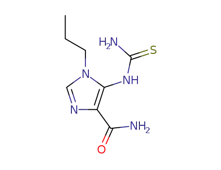 1-propyl-5-<(thiocarbamoyl)amino>-1H-imidazole-4-carboxamide