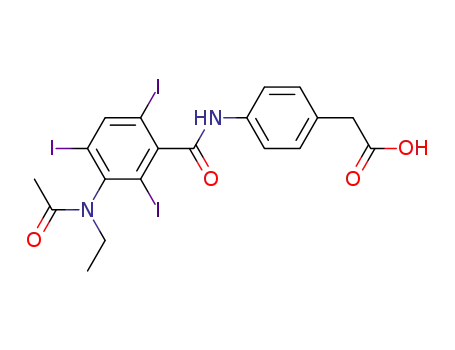 2- [4-[[3- (아세틸-에틸-아미노) -2,4,6- 트리 요오도-벤조일] 아미노] 페닐] 아세트산