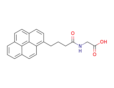 Molecular Structure of 228414-55-9 (N-4-(1-Pyrene)butyroylglycine)