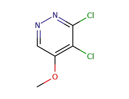 Molecular Structure of 63910-32-7 (3,4-dichloro-5-methoxypyridazine)