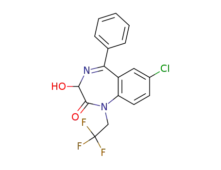 Molecular Structure of 22753-75-9 (3-hydroxyhalazepam)