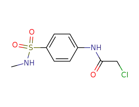 Molecular Structure of 22795-61-5 (2-chloro-N-[4-(methylsulfamoyl)phenyl]acetamide)