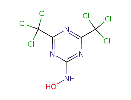 Molecular Structure of 30357-61-0 (N-hydroxy-4,6-bis(trichloromethyl)-1,3,5-triazin-2-amine)