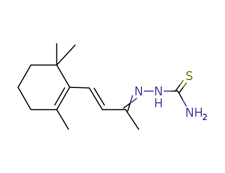 Hydrazinecarbothioamide,2-[1-methyl-3-(2,6,6-trimethyl-1-cyclohexen-1-yl)-2-propen-1-ylidene]- cas  2302-90-1