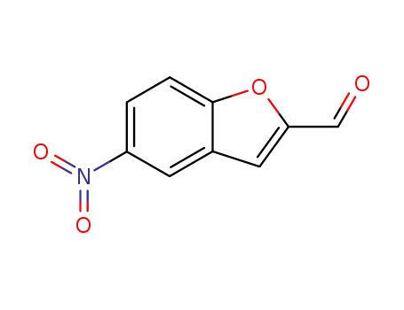 Molecular Structure of 23145-18-8 (5-nitro-1-benzofuran-2-carbaldehyde)