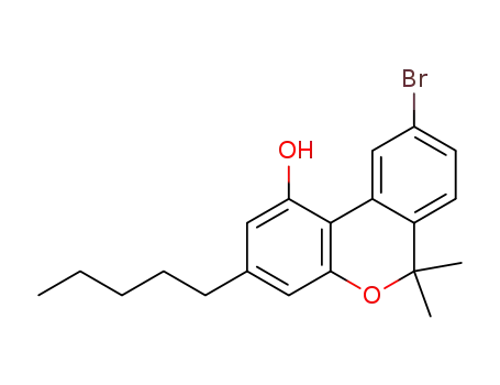 9-bromo-6,6-dimethyl-3-pentyl-6H-dibenzo<b,d>pyran-1-ol