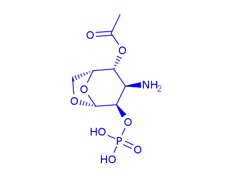 .베타.-D-굴로피라노스, 3-아미노-1,6-안하이드로-3-데옥시-, 4-아세테이트 2-(인산이수소)