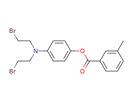 [4- (비스 (2- 브로 모 에틸) 아미노) 페닐] 3- 메틸 벤조 에이트