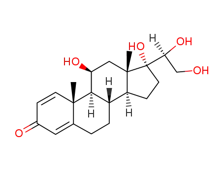 Molecular Structure of 2299-46-9 (20α-Hydroxy Prednisolone)