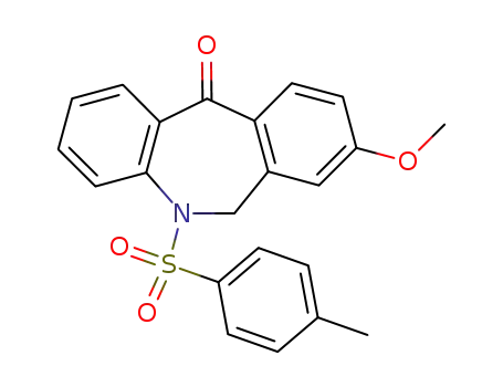 5,6-ジヒドロ-8-メトキシ-5-(p-トリルスルホニル)-11-モルファントリジノン