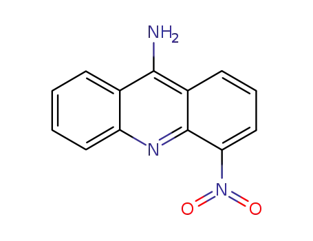 Molecular Structure of 23045-36-5 (4-Nitro-9-acridinamine)