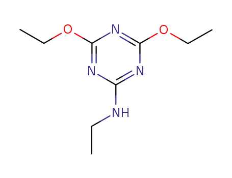 Molecular Structure of 30358-07-7 (4,6-diethoxy-N-ethyl-1,3,5-triazin-2-amine)