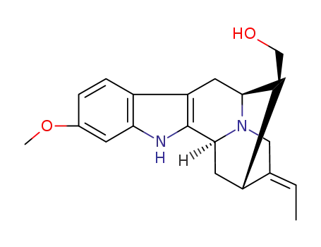 Molecular Structure of 23172-92-1 ((16xi,19E)-11-methoxysarpagan-17-ol)