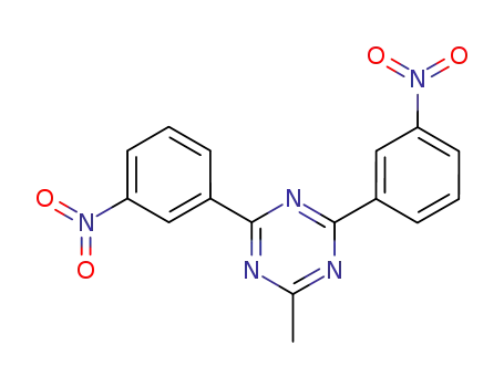 Molecular Structure of 30362-61-9 (2-methyl-4,6-bis(3-nitrophenyl)-1,3,5-triazine)