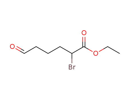 Molecular Structure of 294212-87-6 (ethyl 2-bromo-6-oxohexanoate)