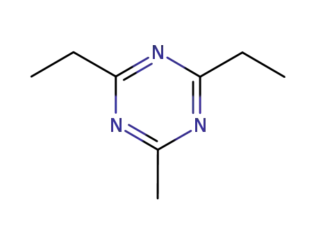 Molecular Structure of 30362-60-8 (2,4-diethyl-6-methyl-1,3,5-triazine)