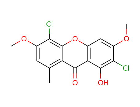 2,5-ジクロロ-1-ヒドロキシ-3,6-ジメトキシ-8-メチル-9H-キサンテン-9-オン