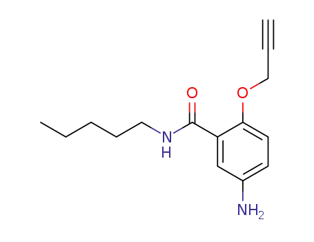 Benzamide, 5-amino-N-pentyl-2-(2-propynyloxy)-