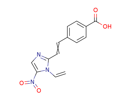 Benzoic acid,4-[2-(1-ethenyl-5-nitro-1H-imidazol-2-yl)ethenyl]- cas  30529-16-9