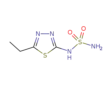Molecular Structure of 30457-35-3 (Sulfamide, (5-ethyl-1,3,4-thiadiazol-2-yl)- (8CI))