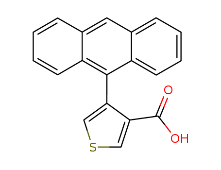 3-Thiophenecarboxylicacid, 4-(9-anthracenyl)- cas  30409-52-0