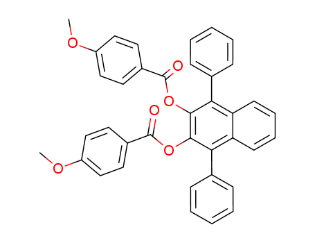 p-Anisic acid,1,4-diphenyl-2,3-naphthylene ester (8CI)