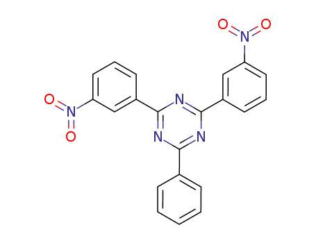 Molecular Structure of 30363-01-0 (2,4-bis(3-nitrophenyl)-6-phenyl-1,3,5-triazine)