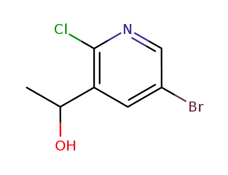 1-(5-bromo-2-chloropyridin-3-yl)ethanol