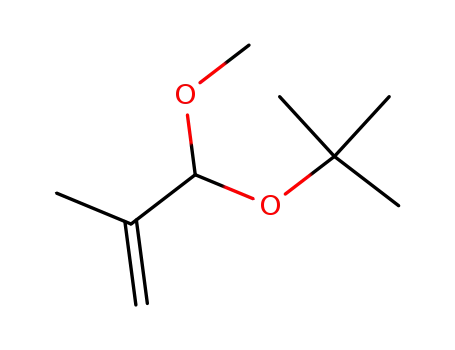 2-Methylpropenal tert-butylmethyl acetal
