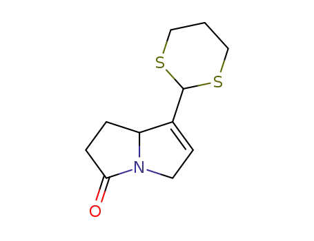 1-Aza-4-(1,3-dithian-2-yl)-bicyclo<3.3.0>octan-8-one