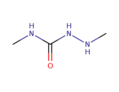 Molecular Structure of 22718-51-0 (N,2-dimethylhydrazinecarboxamide)