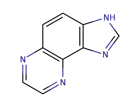 Molecular Structure of 233-90-9 (1H-Imidazo[4,5-f]quinoxaline(9CI))