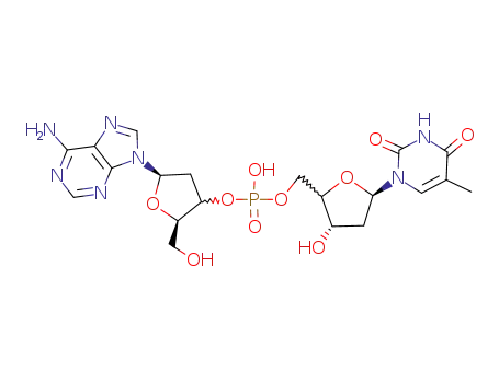 Molecular Structure of 23339-47-1 (2'-deoxyadenylyl-(3'-5')-thymidine)