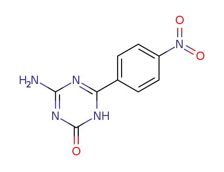 Molecular Structure of 30369-69-8 (4-amino-6-(4-nitrophenyl)-1,3,5-triazin-2(5H)-one)