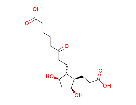 Cyclopentaneoctanoicacid, 2-(2-carboxyethyl)-3,5-dihydroxy-e-oxo-, (1R,2R,3S,5R)-