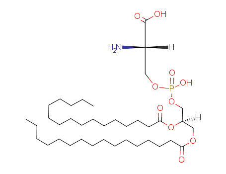 Molecular Structure of 40290-43-5 (4,6,10-Trioxa-5-phosphahexacosanoicacid, 2-amino-5-hydroxy-11-oxo-8-[(1-oxohexadecyl)oxy]-, 5-oxide)