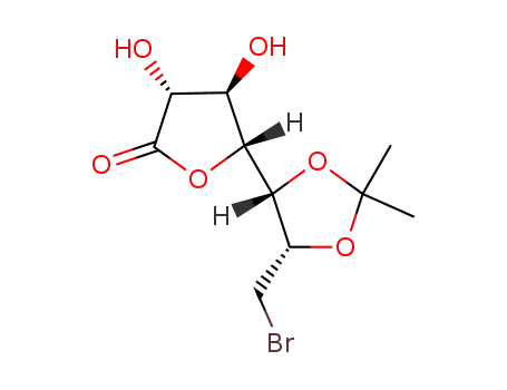 (3R,4R,5R)-5-((4S,5S)-5-Bromomethyl-2,2-dimethyl-[1,3]dioxolan-4-yl)-3,4-dihydroxy-dihydro-furan-2-one