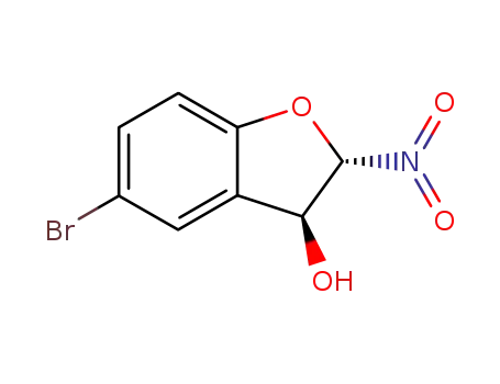 trans-5-bromo-3-hydroxy-2-nitro-2,3-dihydrobenzo<b>furan