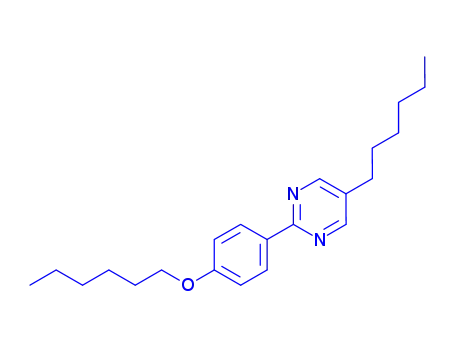 Molecular Structure of 227605-57-4 (5-n-Hexyl-2-[4-(n-hexyloxy)phenyl]pyrimidine)