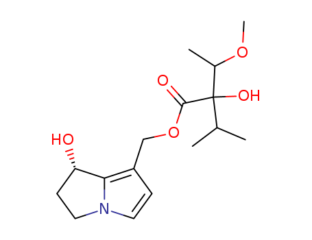 Butanoic acid,2-hydroxy-2-(1-methoxyethyl)-3-methyl-,(2,3-dihydro-1-hydroxy-1H-pyrrolizin-7-yl)methyl ester, [1S-[1a,7[R*(S*)]]]- (9CI)