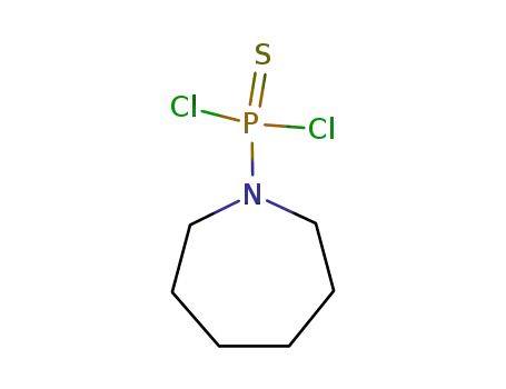 Molecular Structure of 22965-04-4 (azepan-1-ylphosphonothioic dichloride)