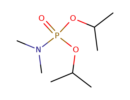 Molecular Structure of 2404-04-8 (Dimethylaminophosphonic acid diisopropyl ester)