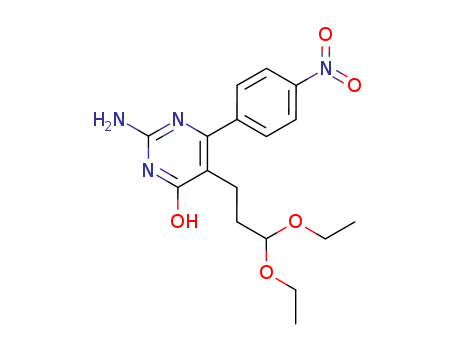 4(3H)-Pyrimidinone,2-amino-5-(3,3-diethoxypropyl)-6-(4-nitrophenyl)- cas  2360-66-9