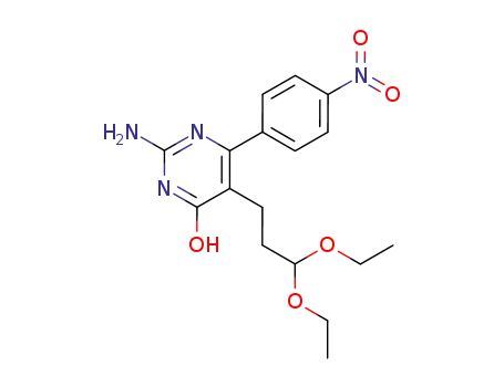 2-amino-5-(3,3-diethoxypropyl)-6-(4-nitrophenyl)pyrimidin-4(1H)-one
