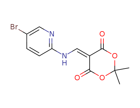 5-[(5-Bromo-pyridin-2-ylamino)-methylene]-2,2-
dimethyl-[1,3]dioxane-4,6-dione