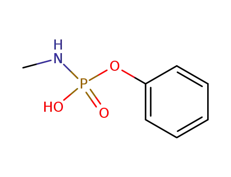 Molecular Structure of 23505-14-8 (phenyl hydrogen methylphosphoramidate)