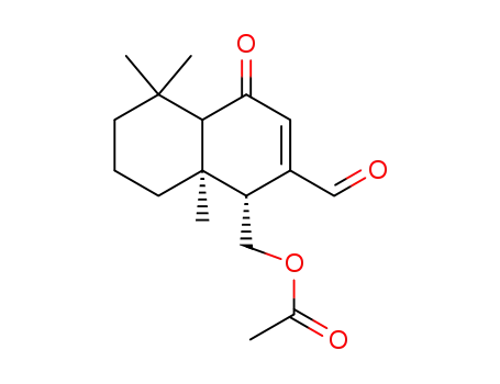 11-acetoxy-6-oxo-7-drimen-12-al