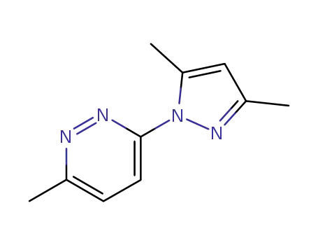 Molecular Structure of 23585-63-9 (3-(3,5-dimethyl-1H-pyrazol-1-yl)-6-methylpyridazine)